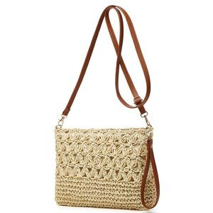 8866 Straw Beach Bags Rattan Purses Summer Straw Handwoven Bag Raffia